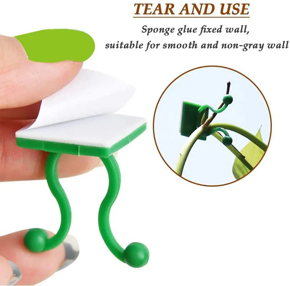Wholesale Plastic Self-Adhesive Plant Support Plant Climbing Wall Plant Clip