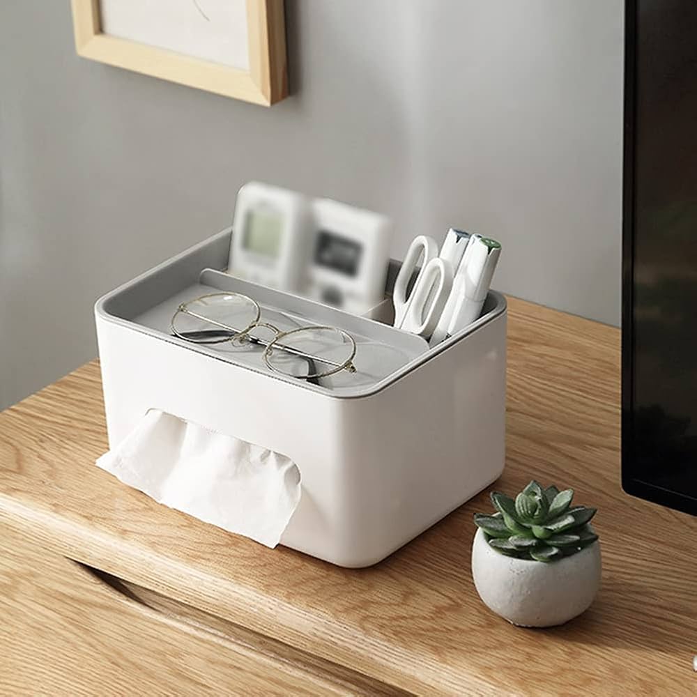 Desktop Tissue Box Organizer