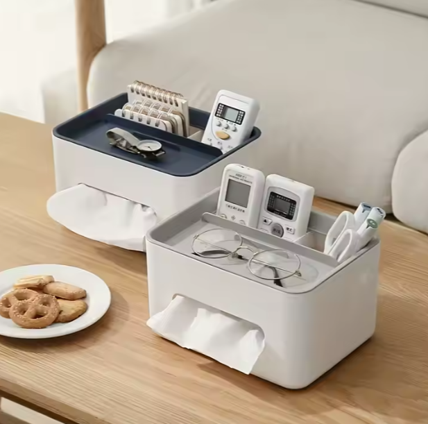 Desktop Tissue Box Organizer